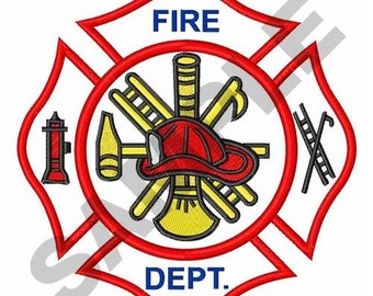 fire department logo etsy