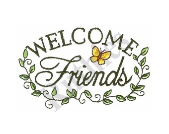 Welcome Embroidery Etsy