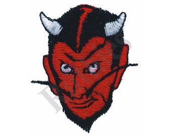 The Red Devil Logo Etsy