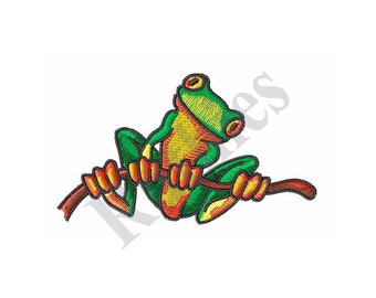 Download Frog Embroidery Etsy