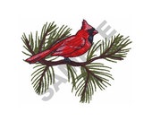 Cardinal Embroidery Design Machine Embroidery