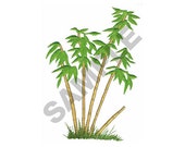 Bamboo Trees Embroider Design Machine Embroidery
