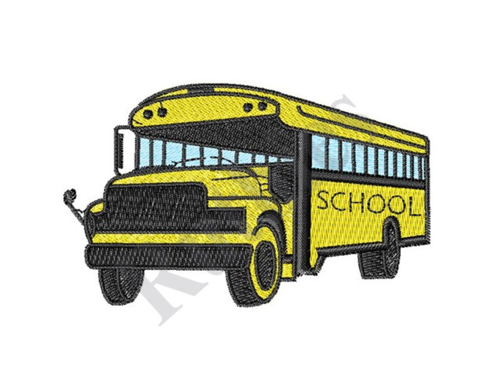 School bus machine embroidery design  etsy School bus machine embroidery design  etsy