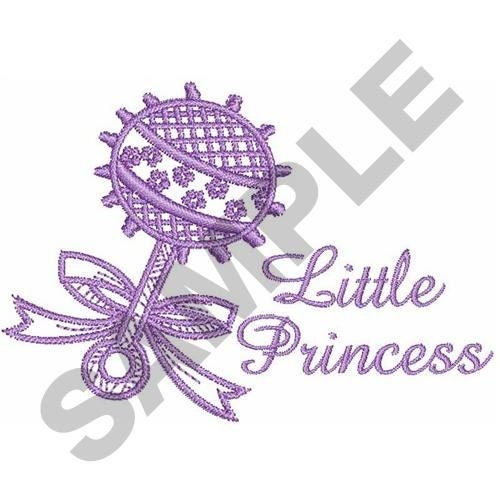 Baby Rattle Little Princess Embroidery Design Machine Etsy