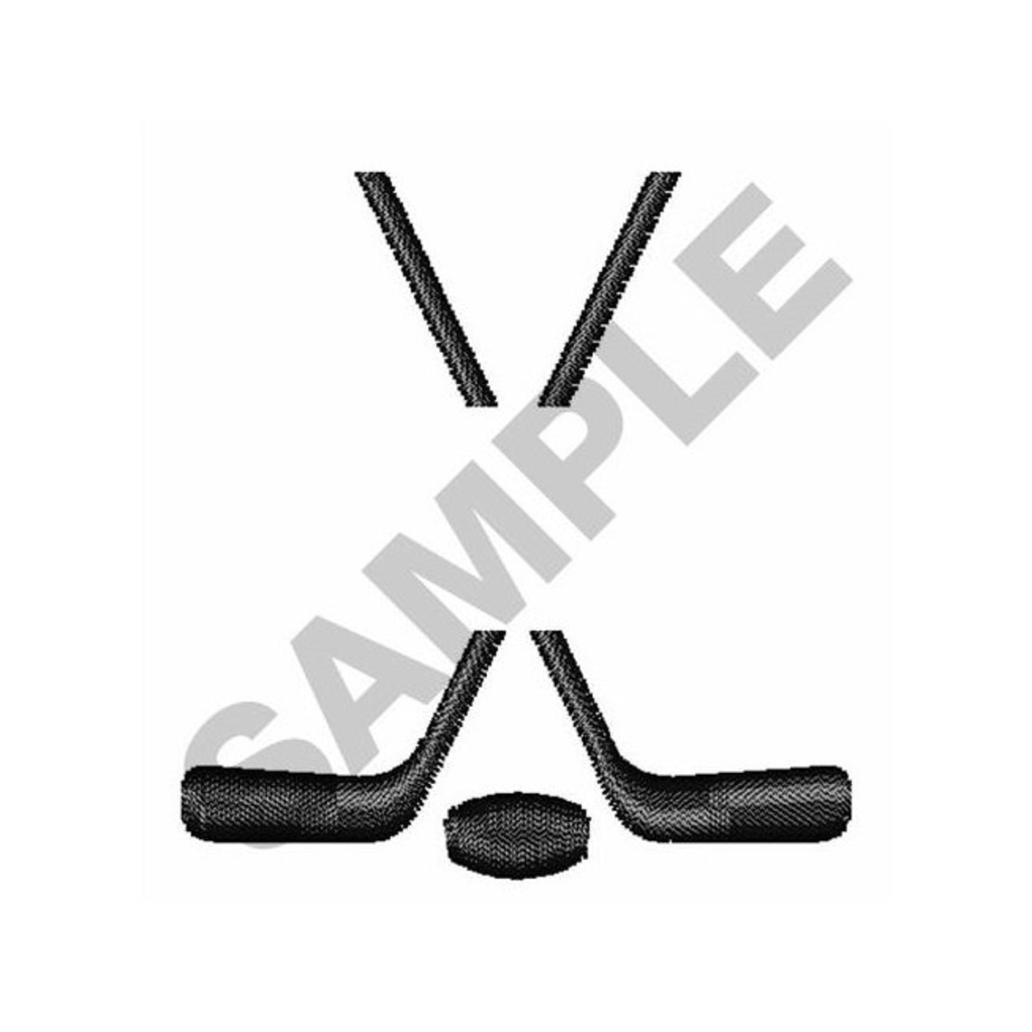 Hockey Sticks Name Drop Embroidery Design Machine Embroidery Etsy