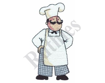 Roly Poly Chefs Machine Embroidery 5x7 hoop