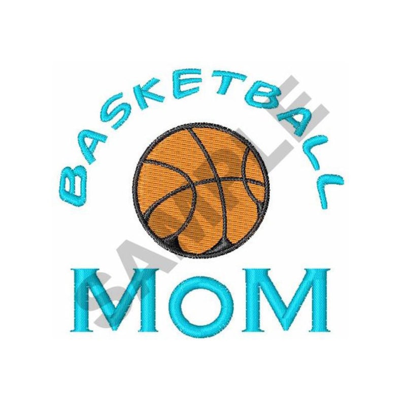 Basketball Mom Embroidery Design Machine Embroidery