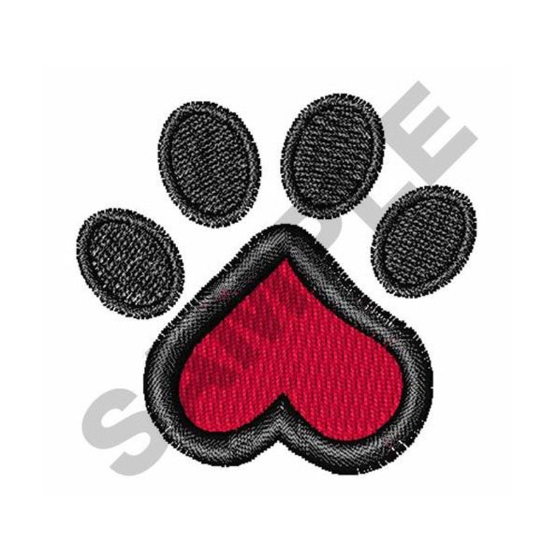 Dog Paw Embroidery Dog Paw Embroidery