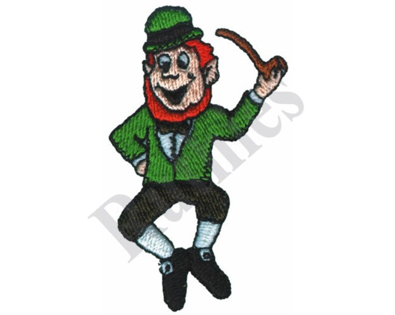 Leprechaun Machine Embroidery Design Etsy