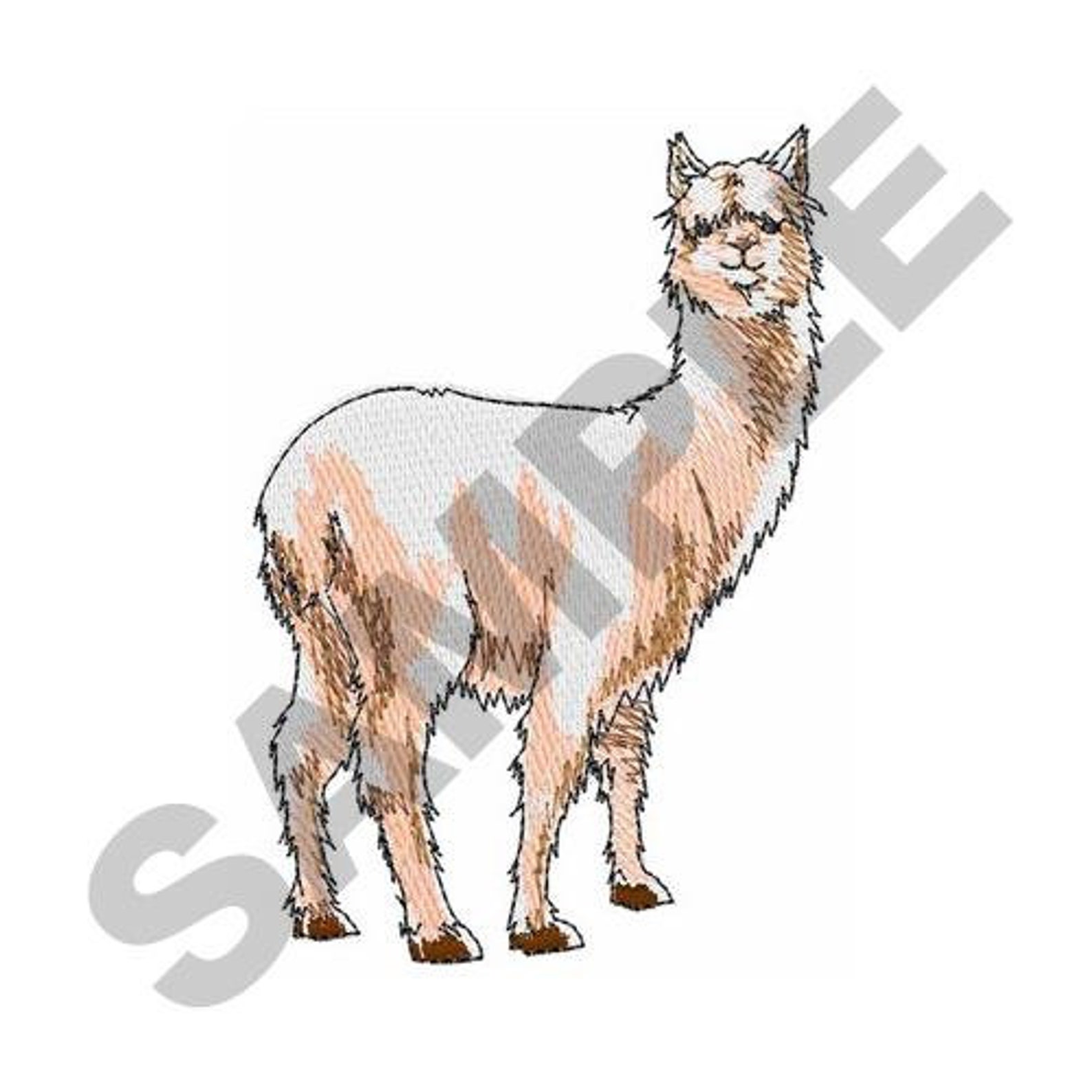 Alpaca embroidery design machine embroidery  etsy Alpaca embroidery design machine embroidery  etsy