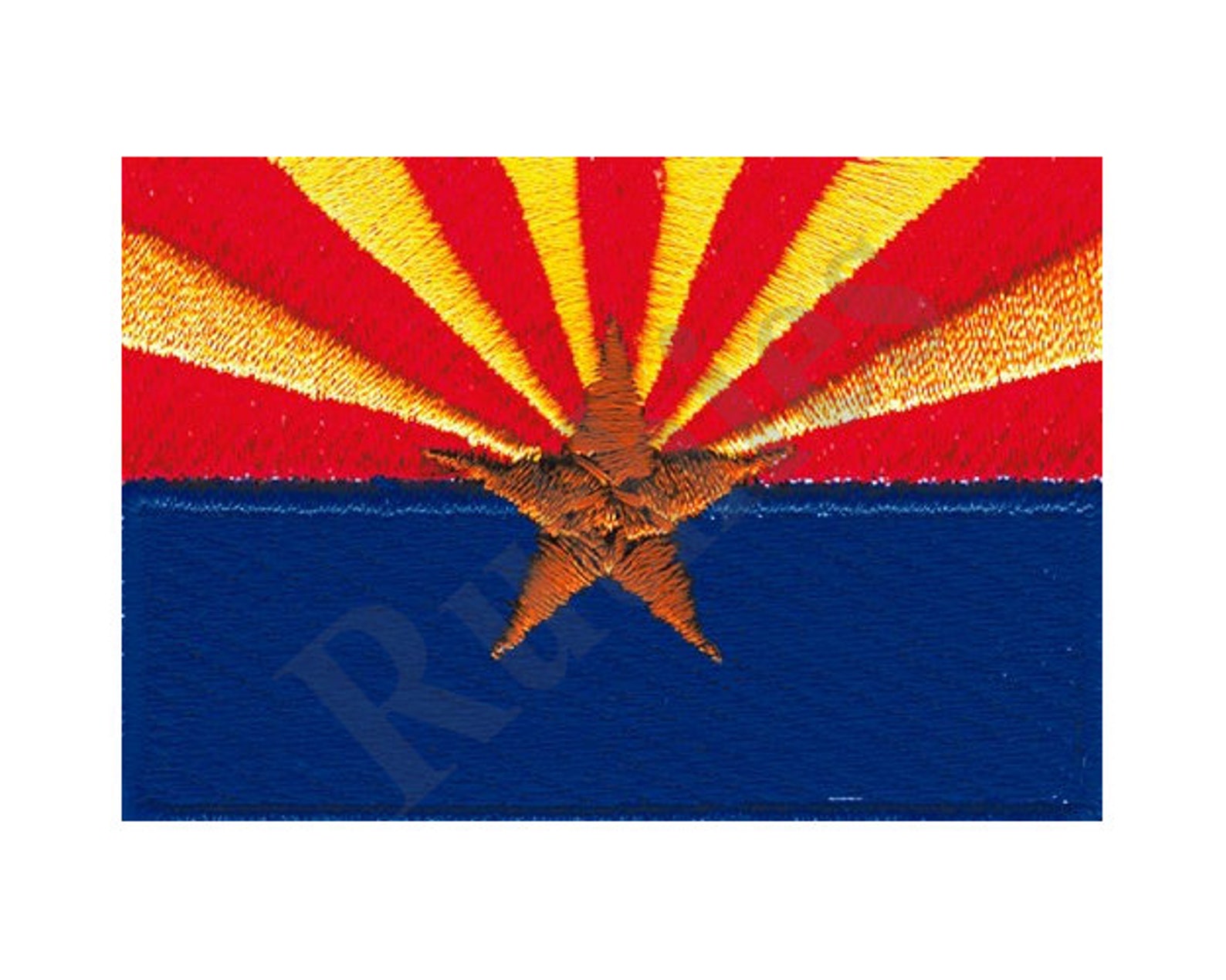 Arizona flag machine embroidery design  etsy