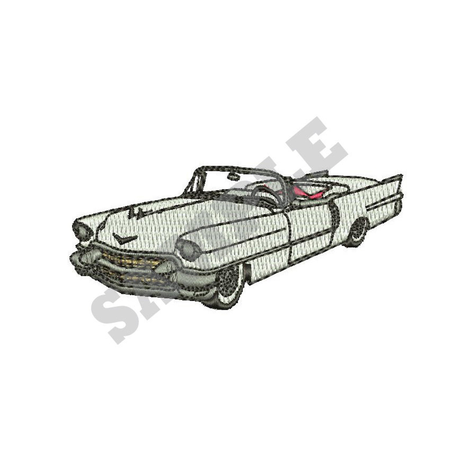 Classic car embroidery design machine embroidery  etsy