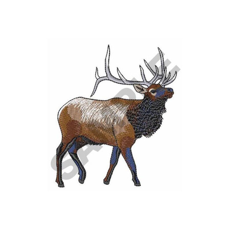 Elk embroidery design machine embroidery  etsy Elk embroidery design machine embroidery  etsy