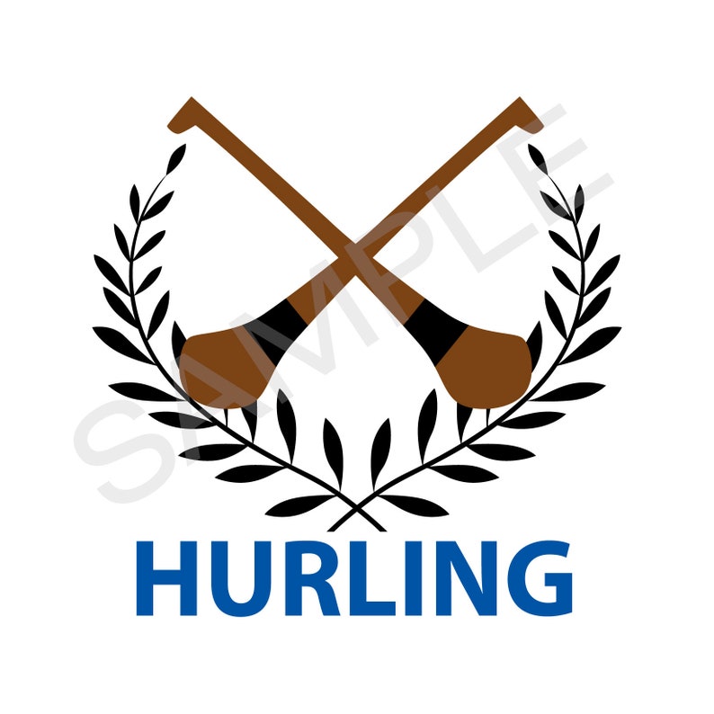 Hurling Crest SVG DXG Graphic Art Cut File Etsy