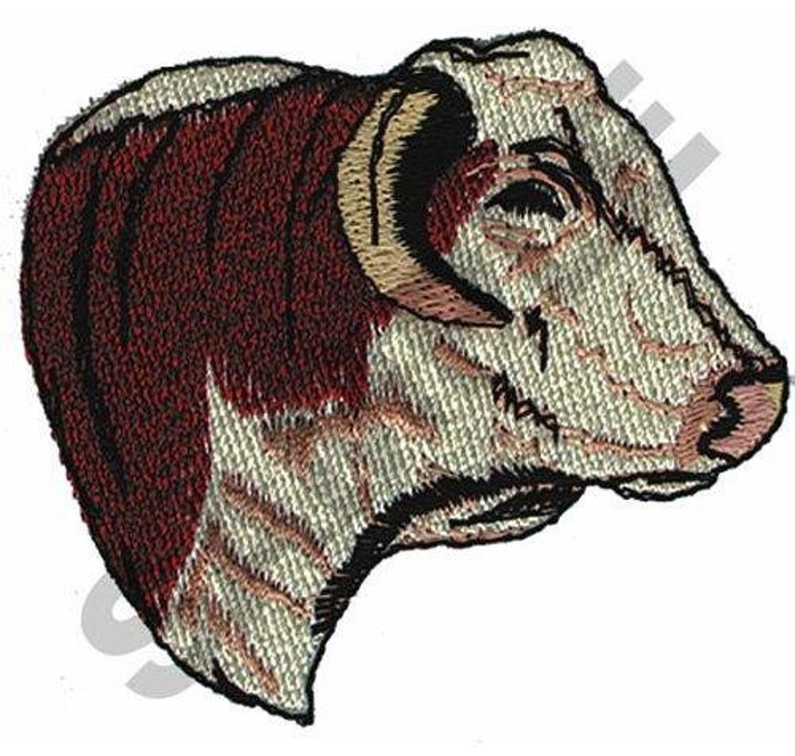 Hereford Machine Embroidery Design Etsy