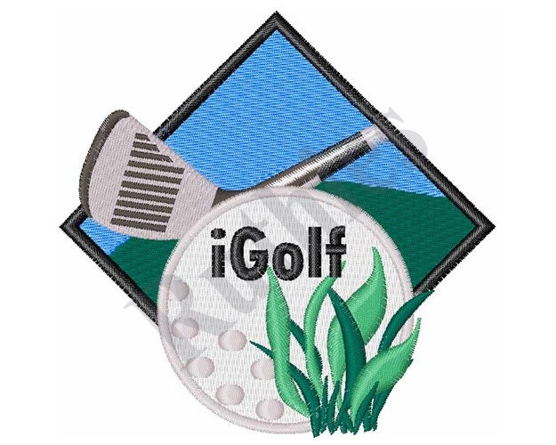 I Golf Machine Embroidery Design Etsy