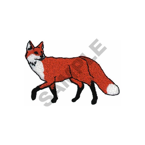 Download Red Fox Embroidery Design Machine Embroidery Etsy