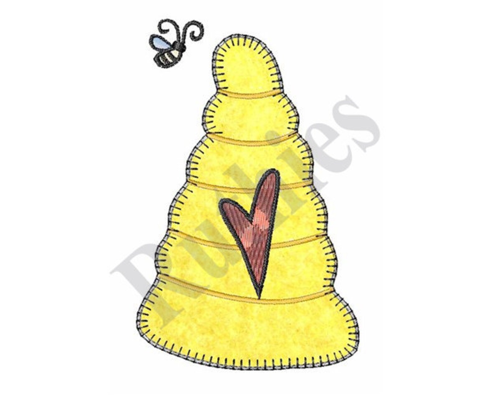 Beehive applique machine embroidery design  etsy