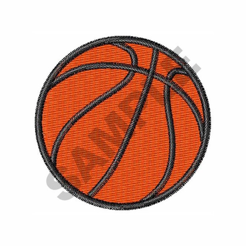 Small Basketball Embroidery Design Machine Embroidery Etsy