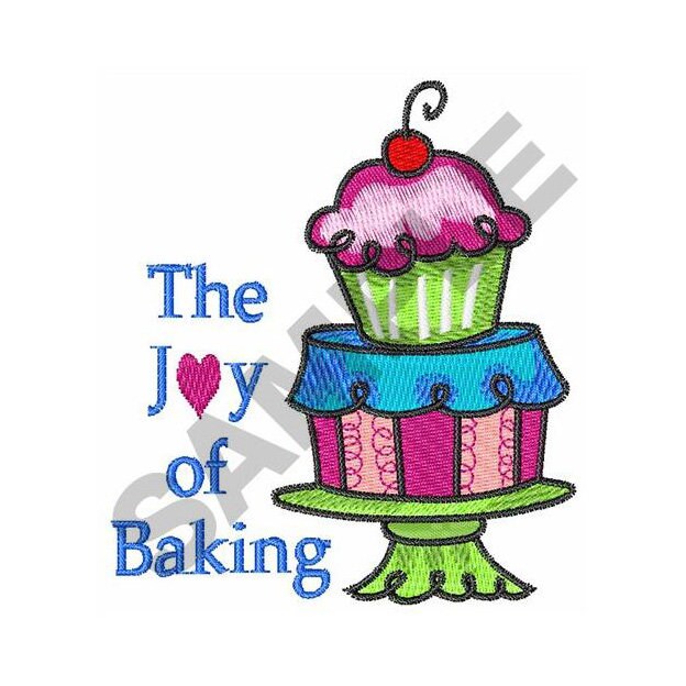 Joy of Baking Embroidery Design Machine Embroidery Etsy