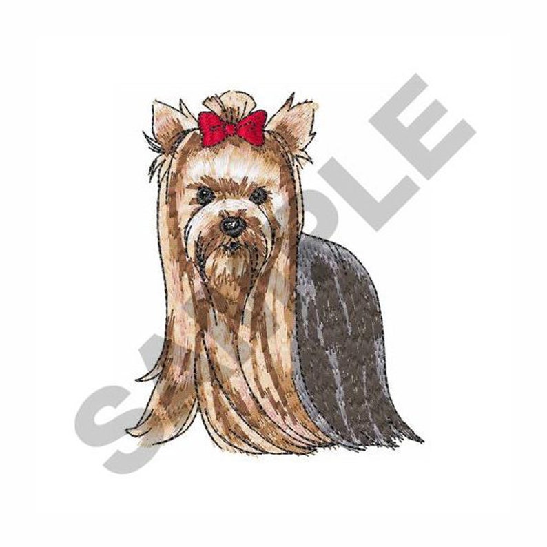 Yorkshire terrier embroidery design machine embroidery  etsy Yorkshire terrier embroidery design machine embroidery  etsy