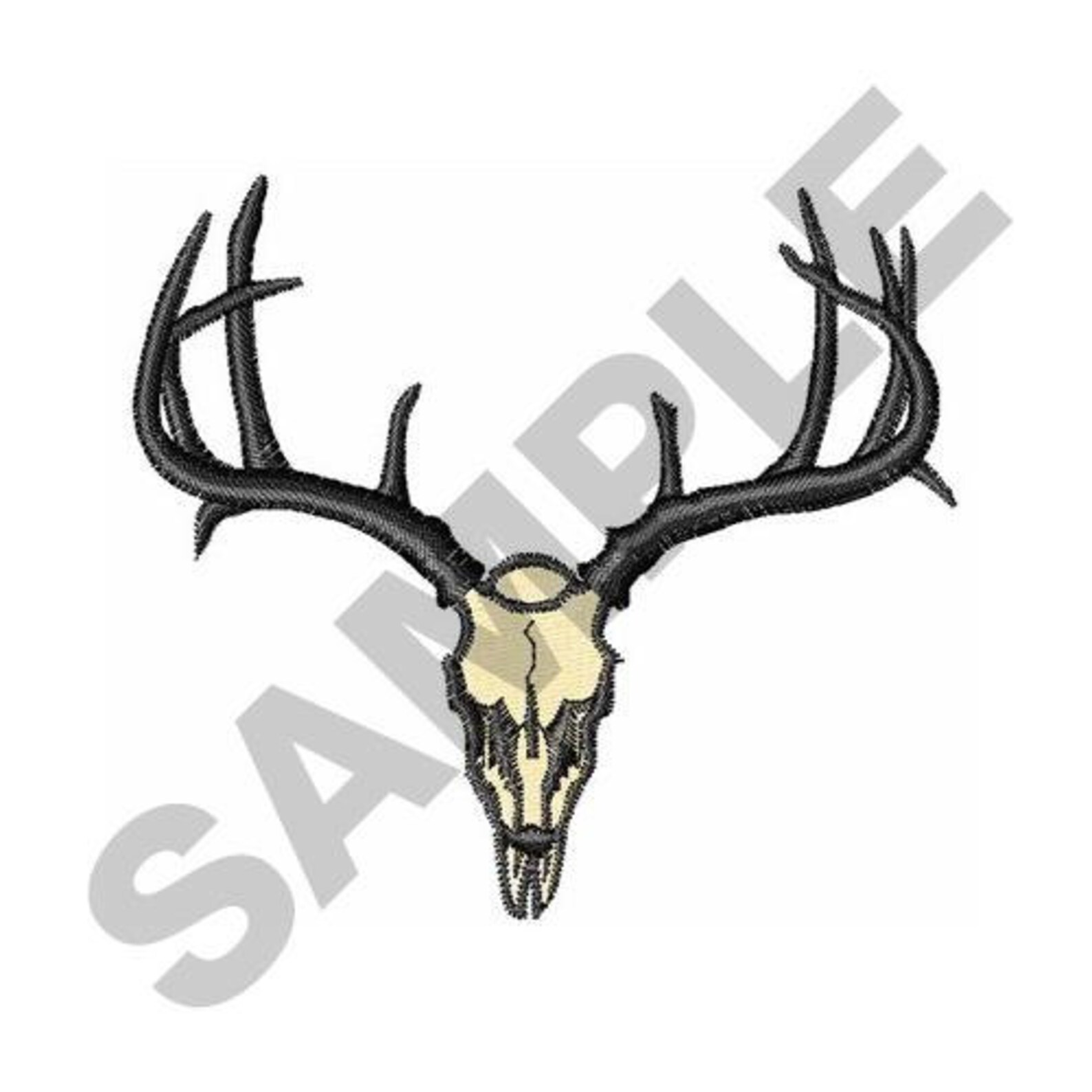 Deer Hand Embroidery Pattern Skull Deer Hand Embroidery Pattern Skull