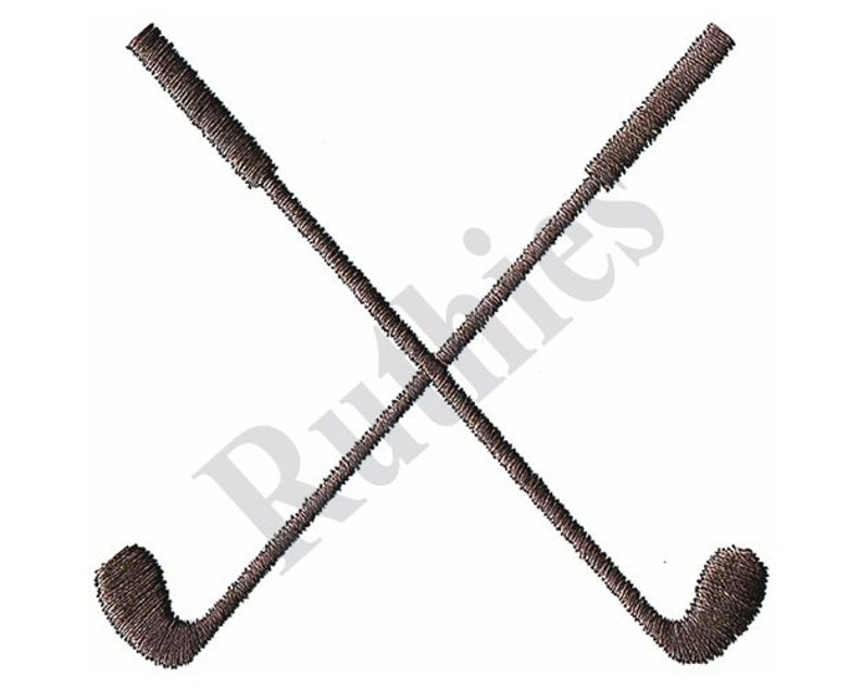 Crossed Golf Clubs Machine Embroidery Design Etsy