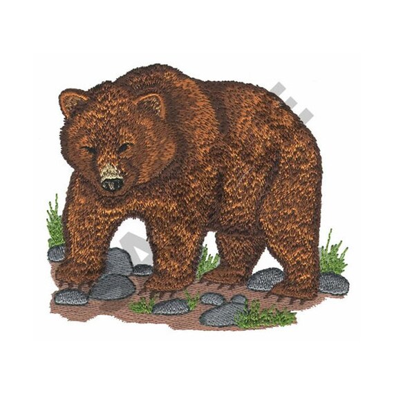 Bear Embroidery Design Machine 