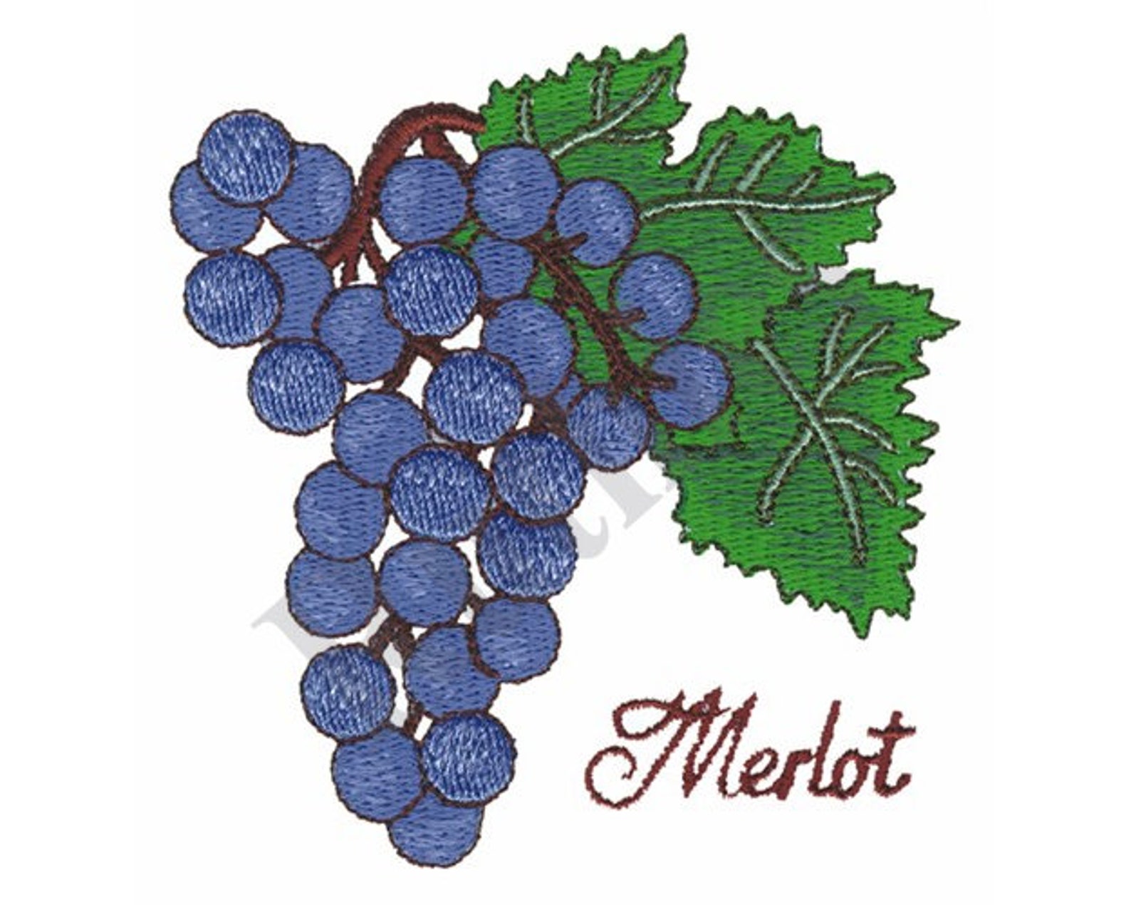 Merlot machine embroidery design  etsy