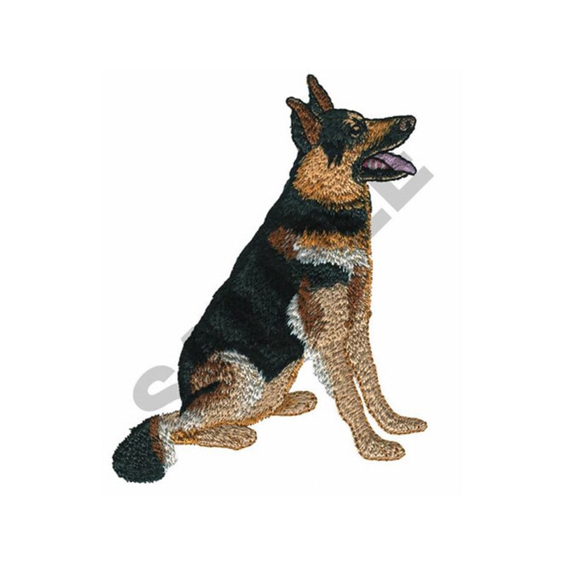 German shepherd jessecmault design machine jessecmault  etsy