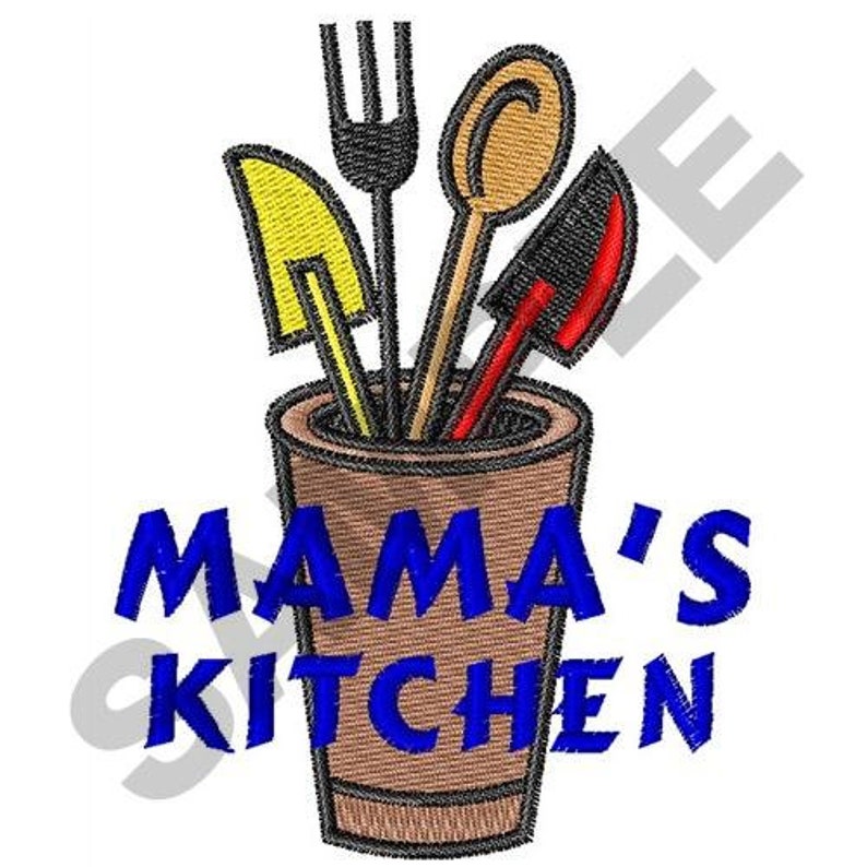 Mamas kitchen embroidery design machine embroidery  etsy Mamas kitchen embroidery design machine embroidery  etsy