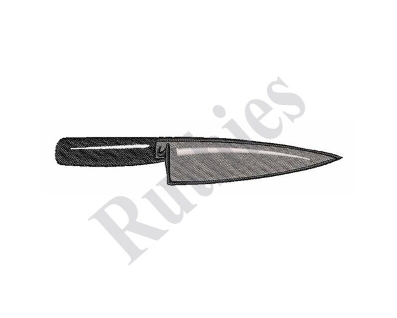 Knife Machine Embroidery Design Etsy