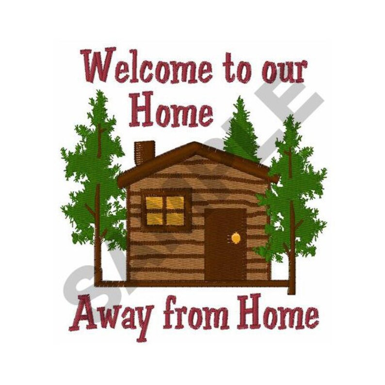 Welcome to our home embroidery design machine embroidery  etsy Welcome to our home embroidery design machine embroidery  etsy