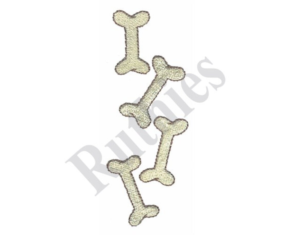 Dog bone border machine embroidery design  etsy