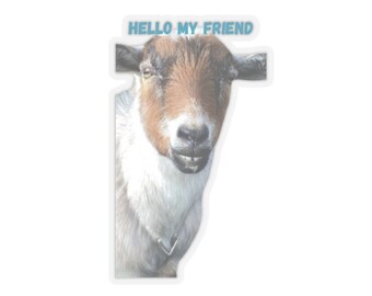 Fun Goat Sticker