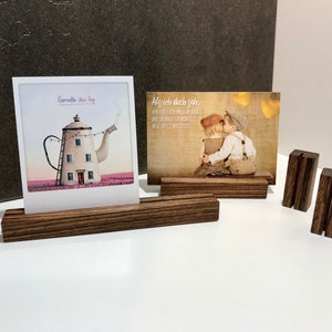 Picture holder Alexander Zebrano, card holder, postcard holder - variation length