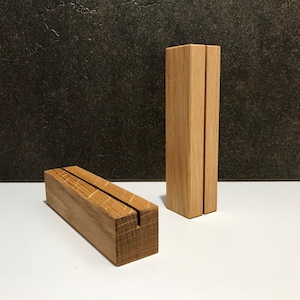 Portafoto Alexander 15 cm - rovere/noce, porta biglietti, porta cartoline