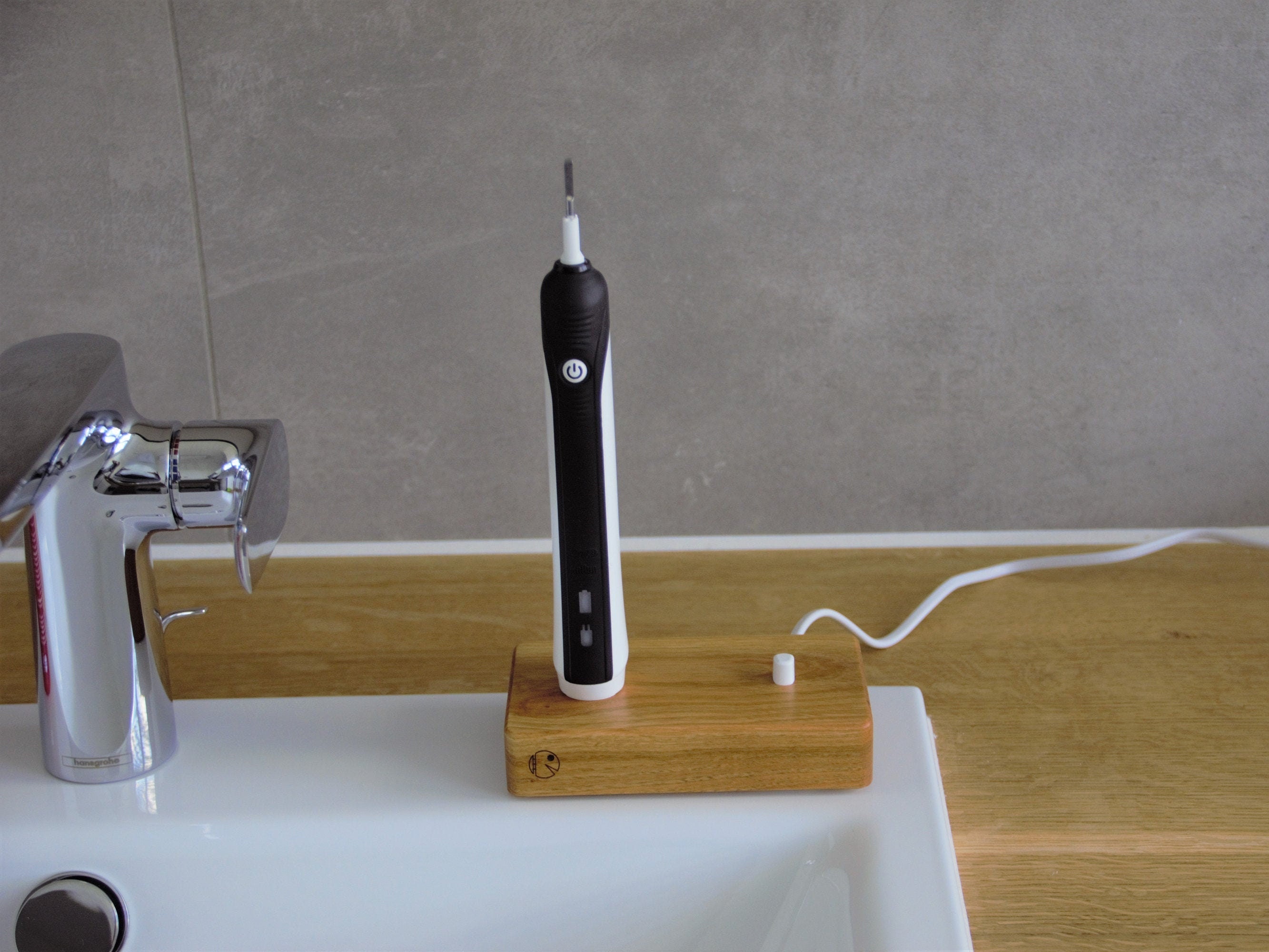 deksel baan Overwegen Holder Otto Duo for Oral-b Electric Toothbrush Holder Made of - Etsy