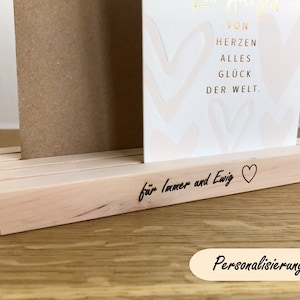 Portafoto Alexander personalizza "per sempre e sempre" - porta carte, matrimonio, regalo