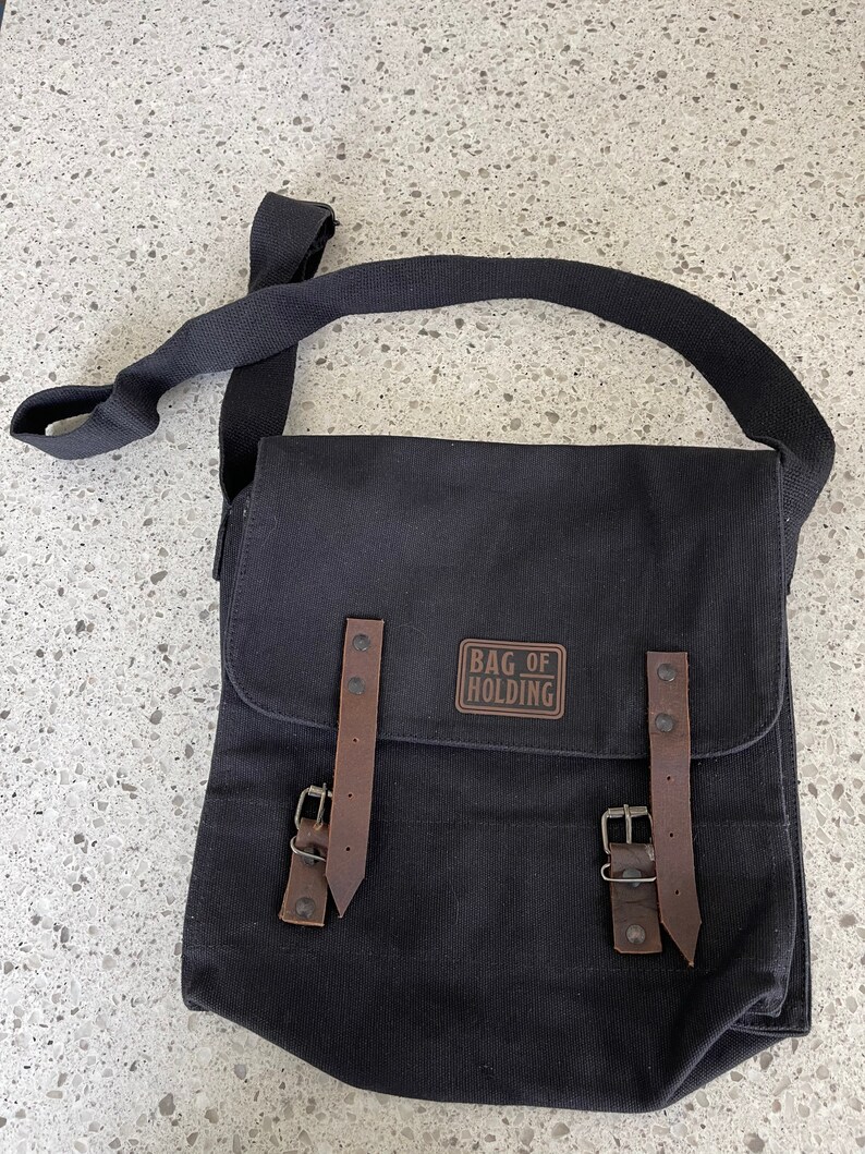 Bag of Holding DND Messenger Backpack Dungeons and Dragons Bag Player