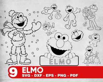 Download Elmo svg | Etsy