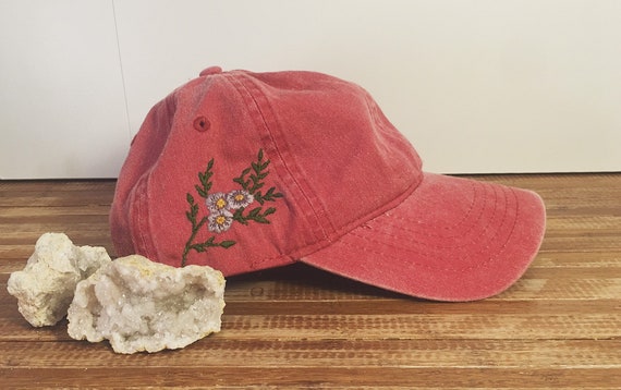 embroidered baseball caps etsy