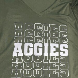 Aggies Stacked PNG, Cricut Silhouette, High School, Middle School ...