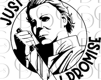 Michael Myers Halloween Decal: "Just the Tip" Quote (Digital Download)