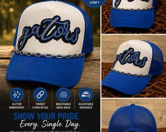 Gators Chain Trucker Hat – Game Day Ready Style
