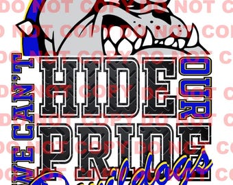 Devildogs-Maskottchenstolz – Digitale Schulsportgrafik (PNG), sofortiger Download