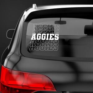 Aggies Stacked PNG, Cricut Silhouette, High School, Middle School ...