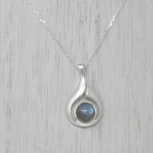 Labradorite Pendant in Sterling  Silver