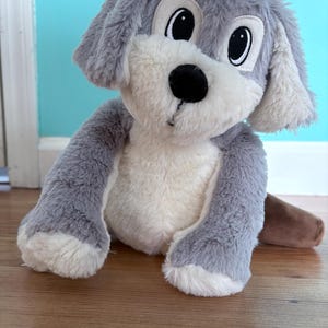 Kipy: Three-Legged Plush Dog with Plushy Prosthetic Leg