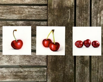 Mini cherry prints, 4x4"